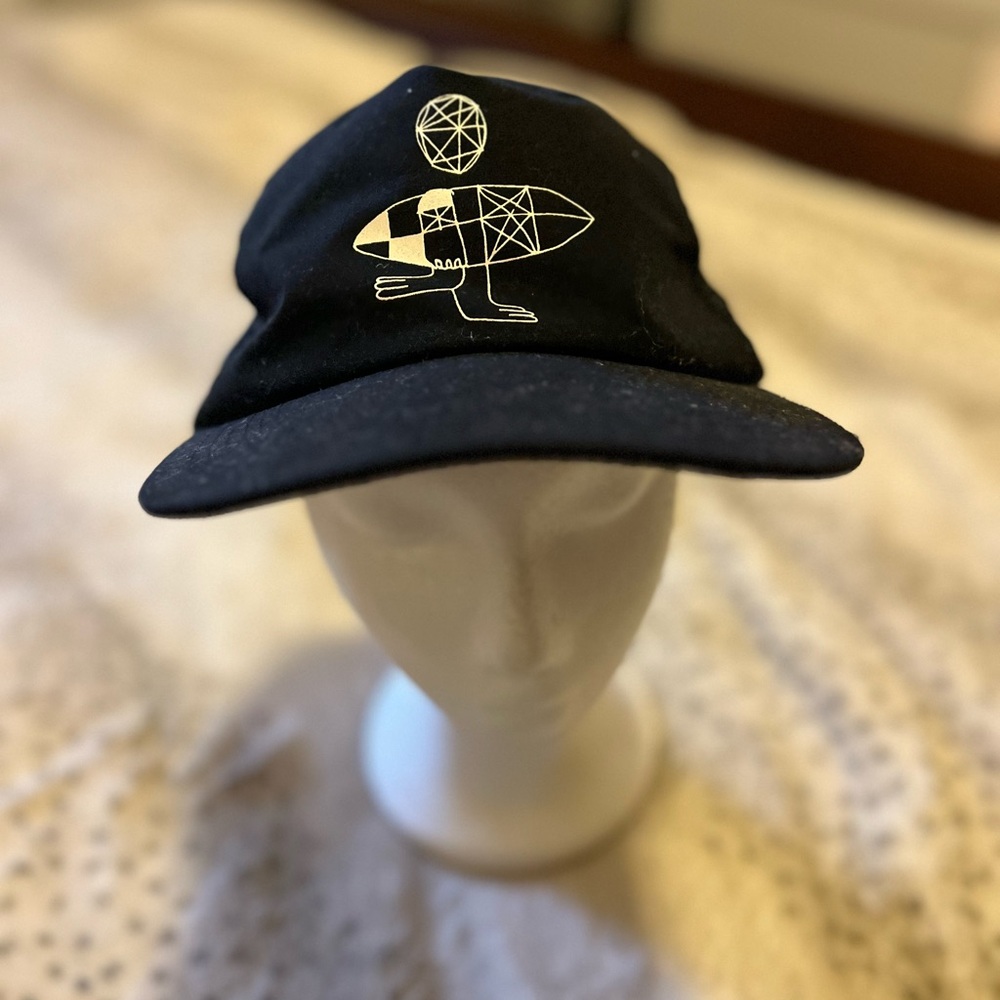 Black Graphic  Cap